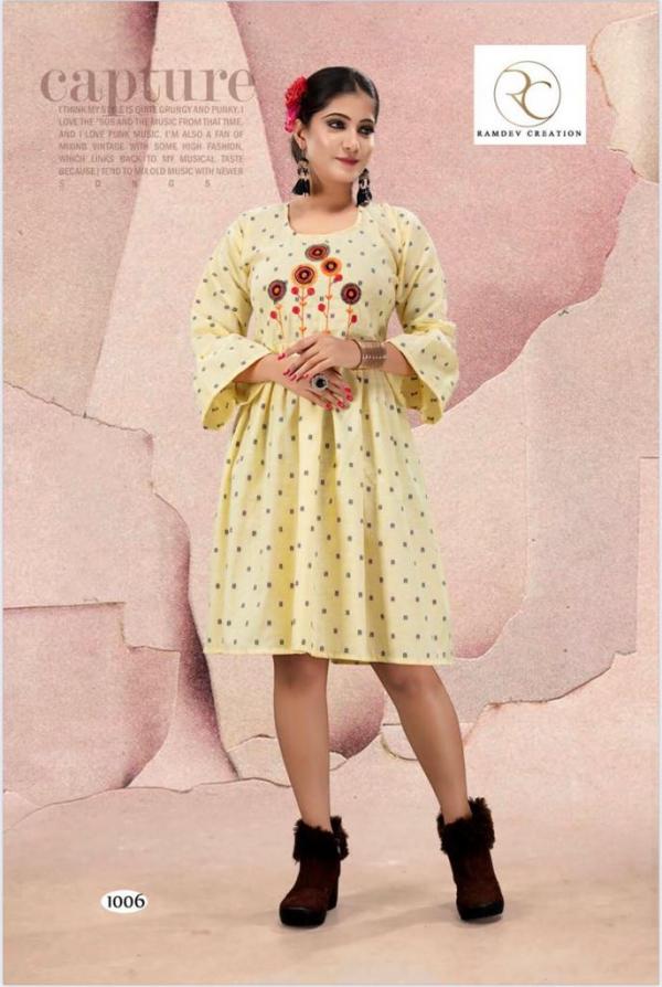 Ramdev Namoh vol 7 Cotton print Designer Kurti collection